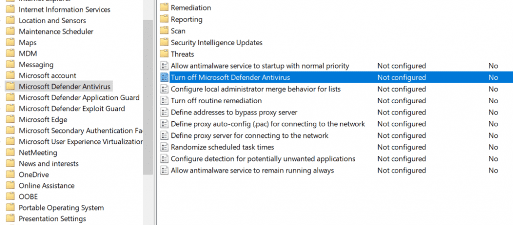 Turn off the latest Windows Defender (Windows Security) 2022