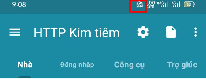 Đã kết nối VPN