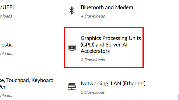 Chọn tải xuống GPU